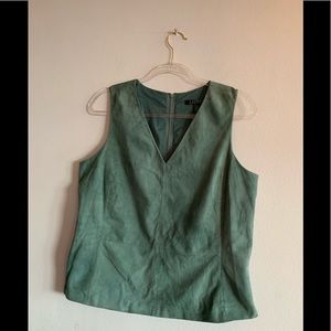 Ralph Lauren Suede Top NEW